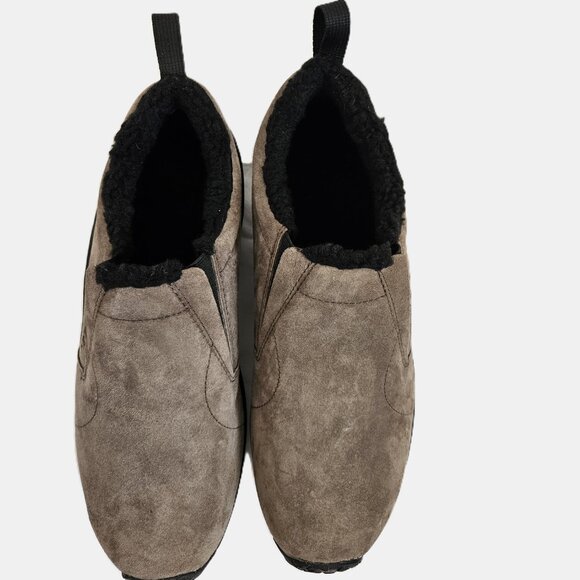 Merrell Jungle Moc Suede Slip-On Shoes Fleece Lined Tan main image 4